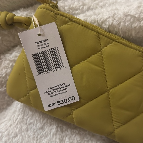 Lime green purse / wristlet - Picture 3 of 3